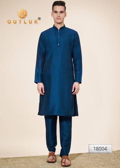 WEDDING COLLECTION VOL 18 BY OUTLUK PURE SILK KURTA PAJAMA MANUFACTURER IN SURAT